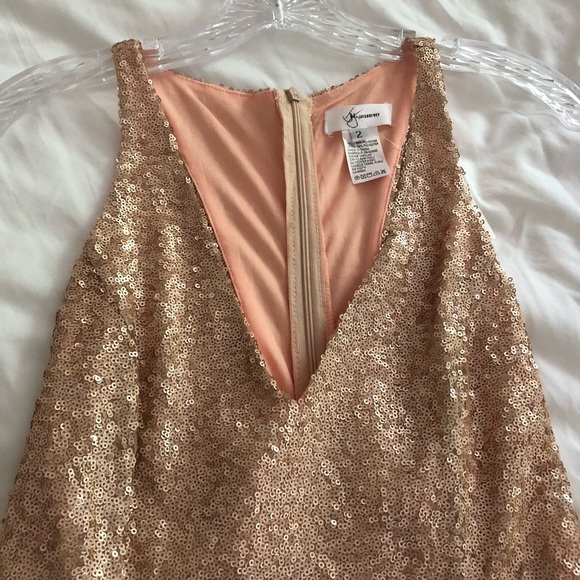NWT Jay X Jay Godfrey Jemma Gown nude sequin 2 - Picture 5 of 6